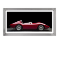 Brookpace Lascelles framed print Maserati 250S Fantuzzi 99x49cm (British brand)