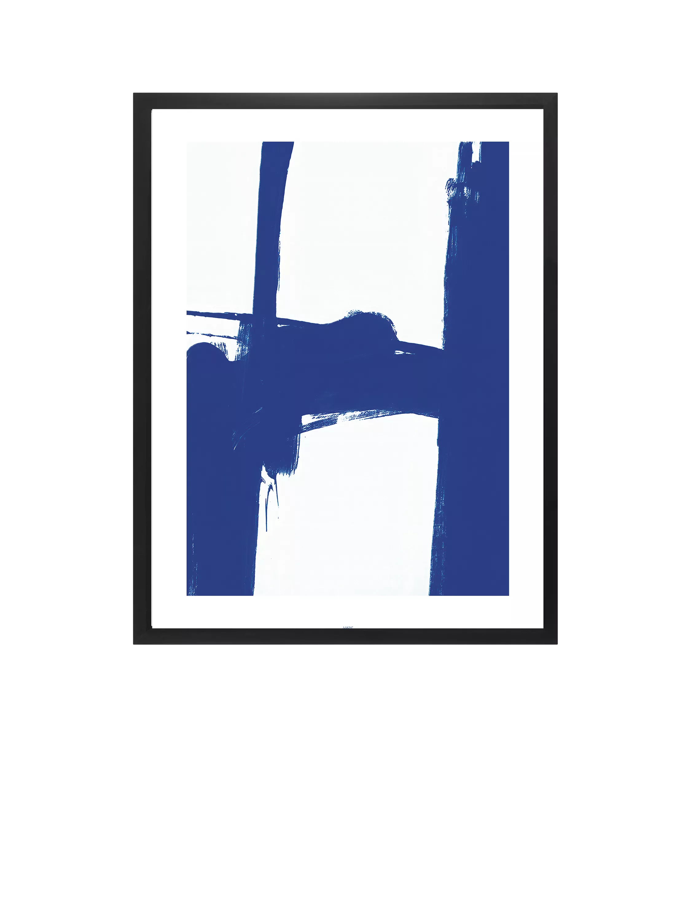Brookpace Lascelles abstract framed print Nero 7 75x55cm - British product