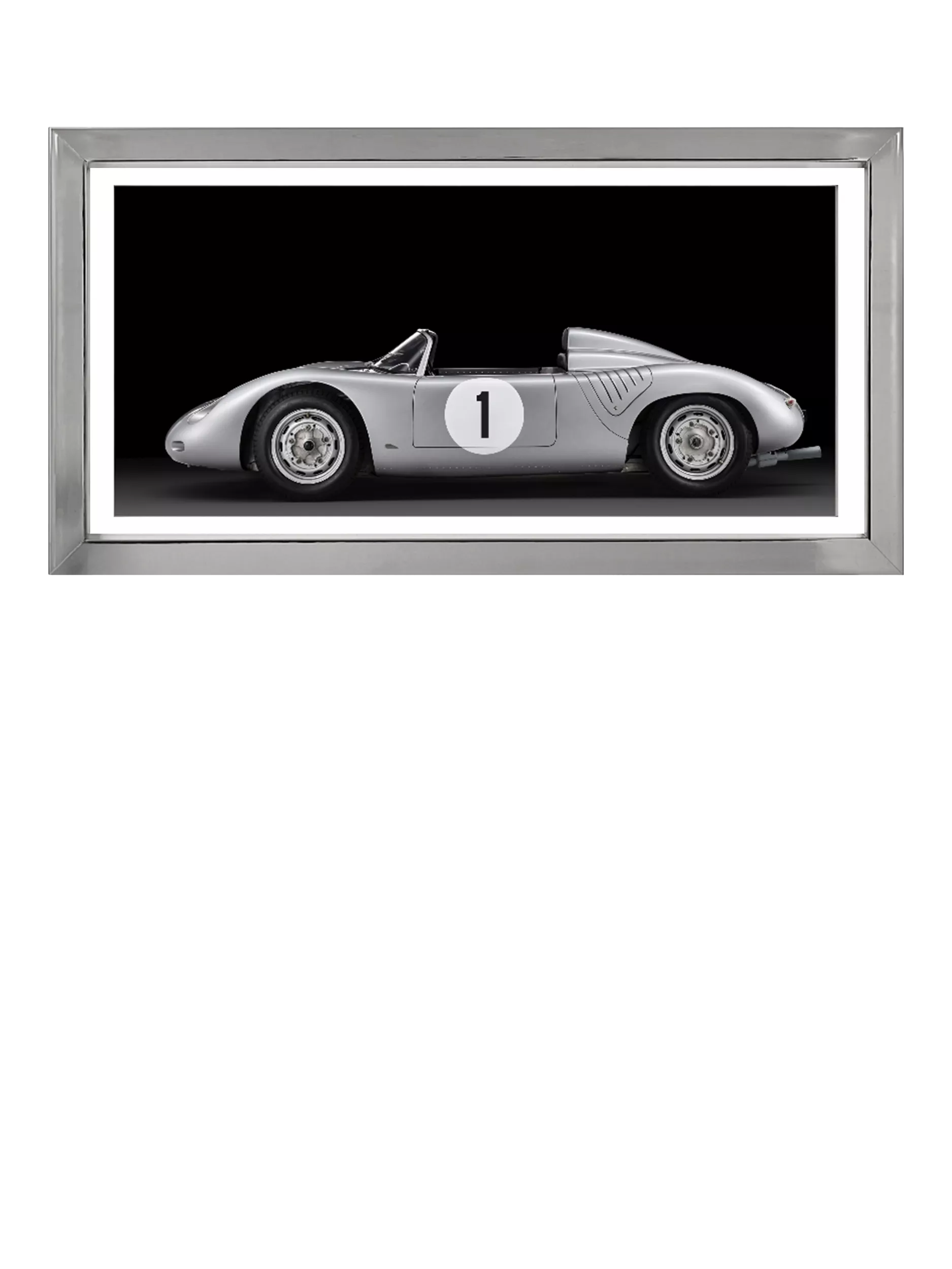 Brookpace Lascelles framed print Porsche 718 RSK 49x99cm, imported from the UK