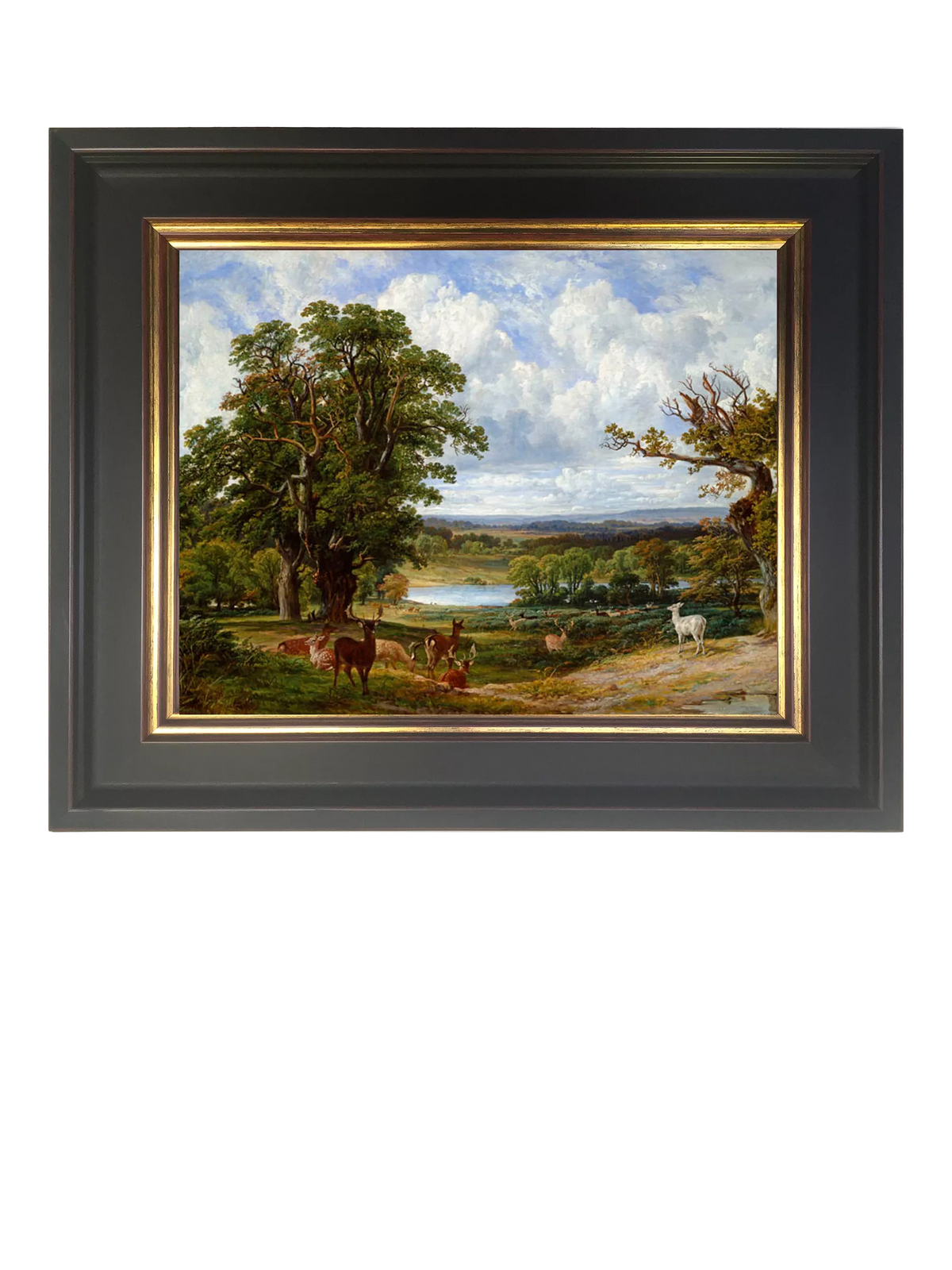 Brookpace Lascelles Scottish Landscape framed canvas print 55x65cm (British brand)