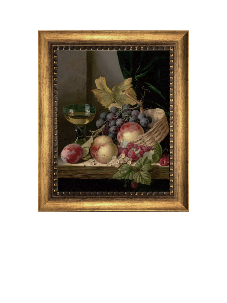 Brookpace Lascelles 'Still Life Autumn Fruits' Framed Canvas Print, 64 x 54cm