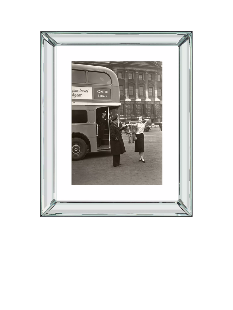 Brookpace Lascelles Welcome to Britain framed print 60x50cm (British brand)