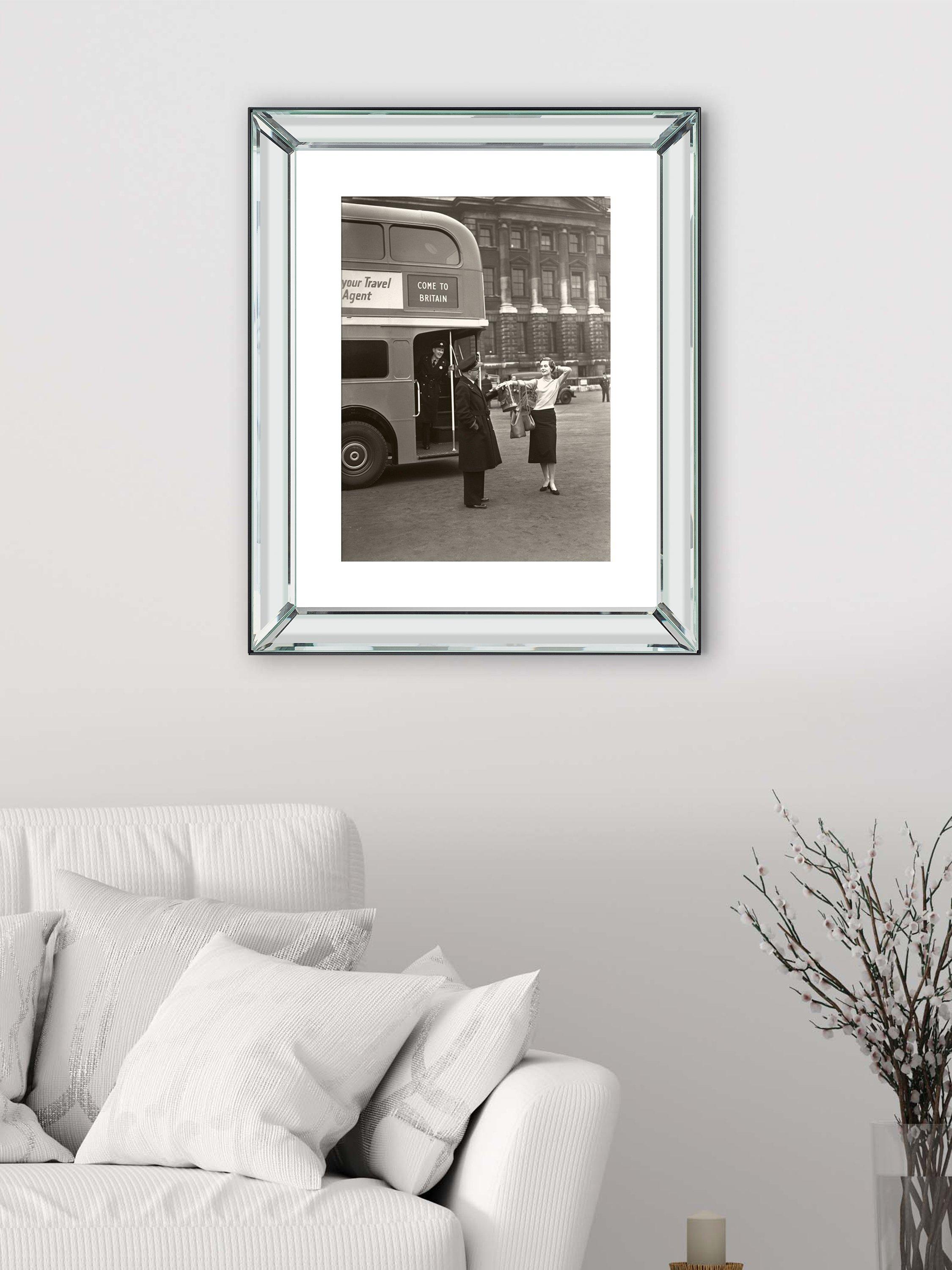 Brookpace Lascelles Welcome to Britain framed print 60x50cm (British brand)