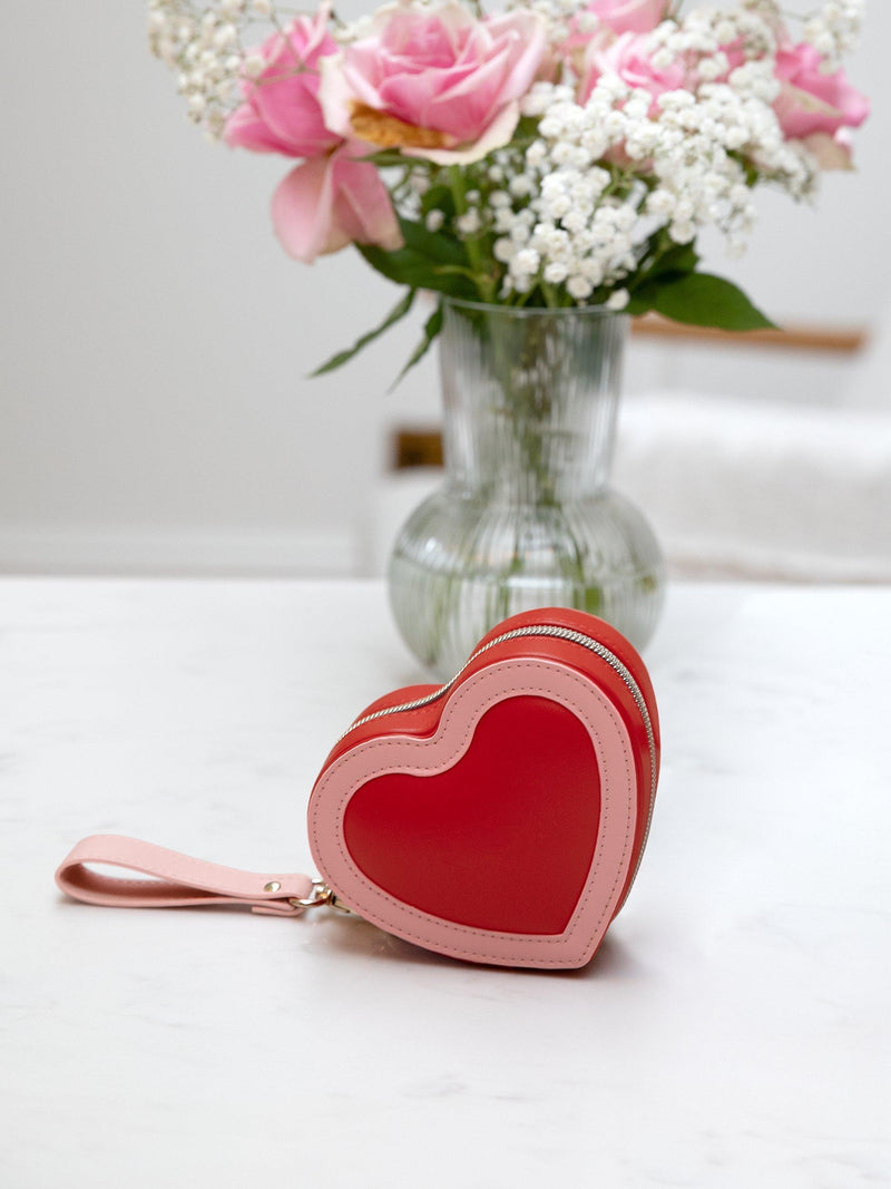 Stackers Heart Jewellery Box red, imported from the UK