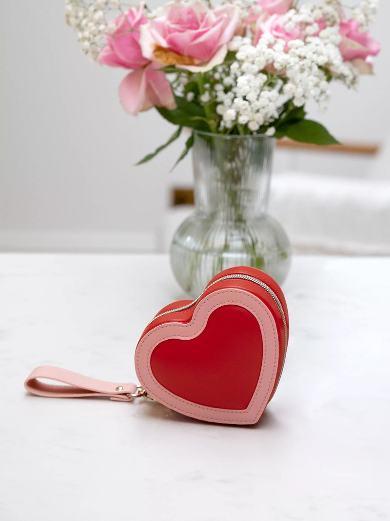 Stackers Heart Jewellery Box red, imported from the UK
