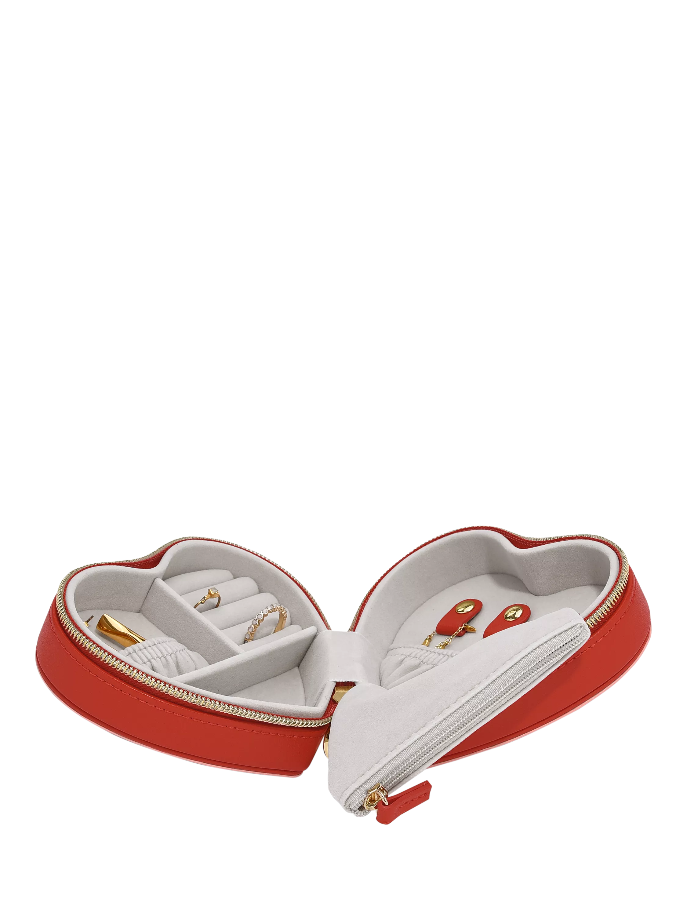Stackers Heart Jewellery Box red, imported from the UK