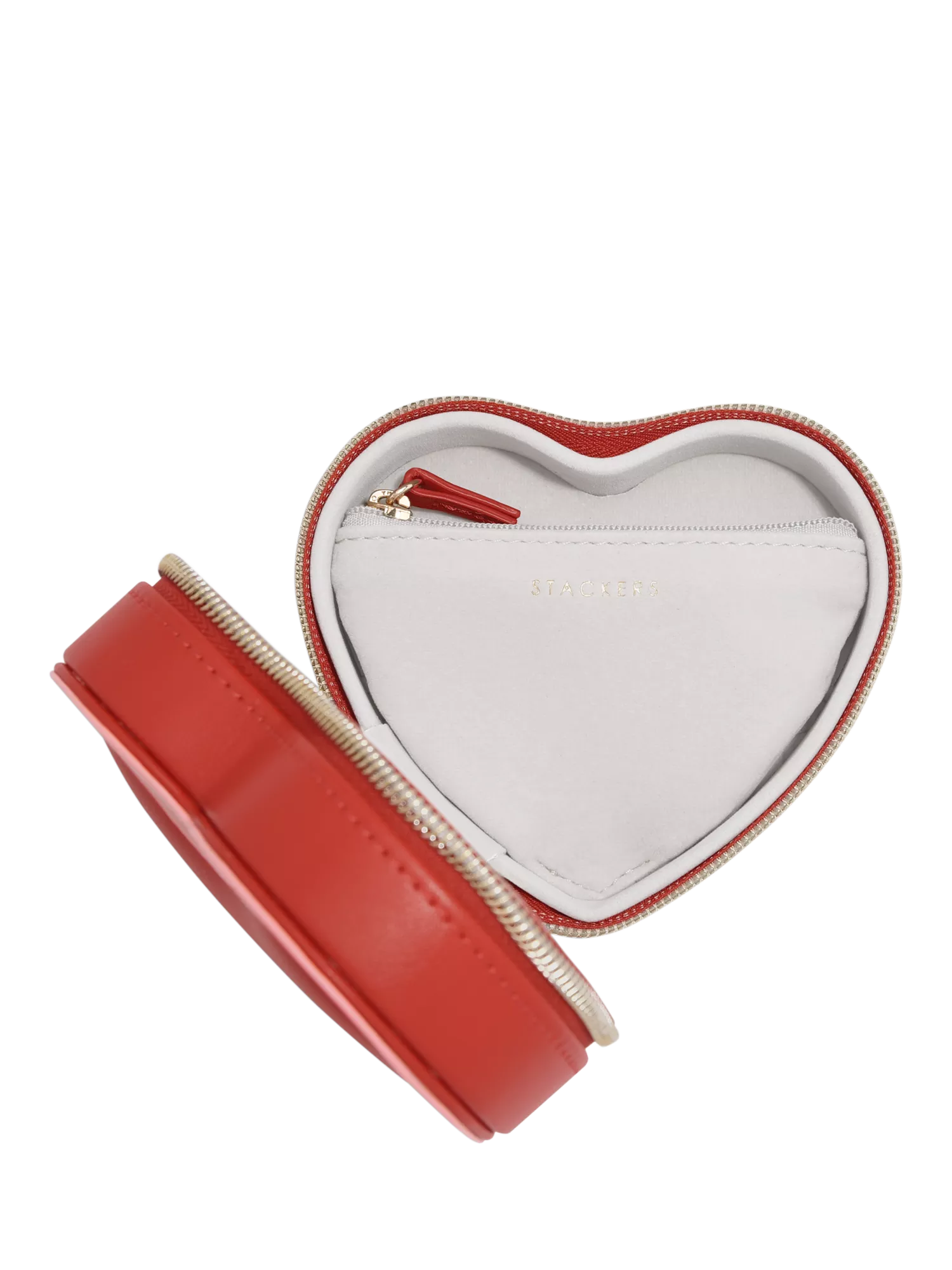 Stackers Heart Jewellery Box red, imported from the UK