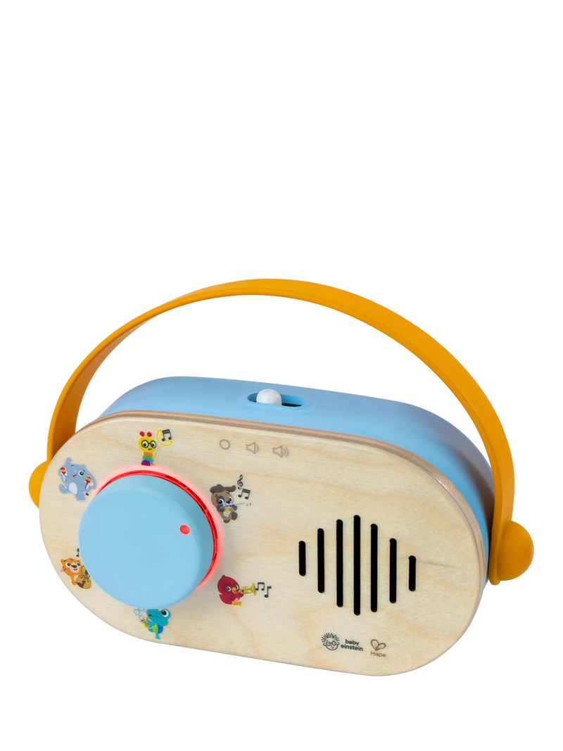 Baby Einstein + Hape discovery toy radio with 40+ sounds - British product