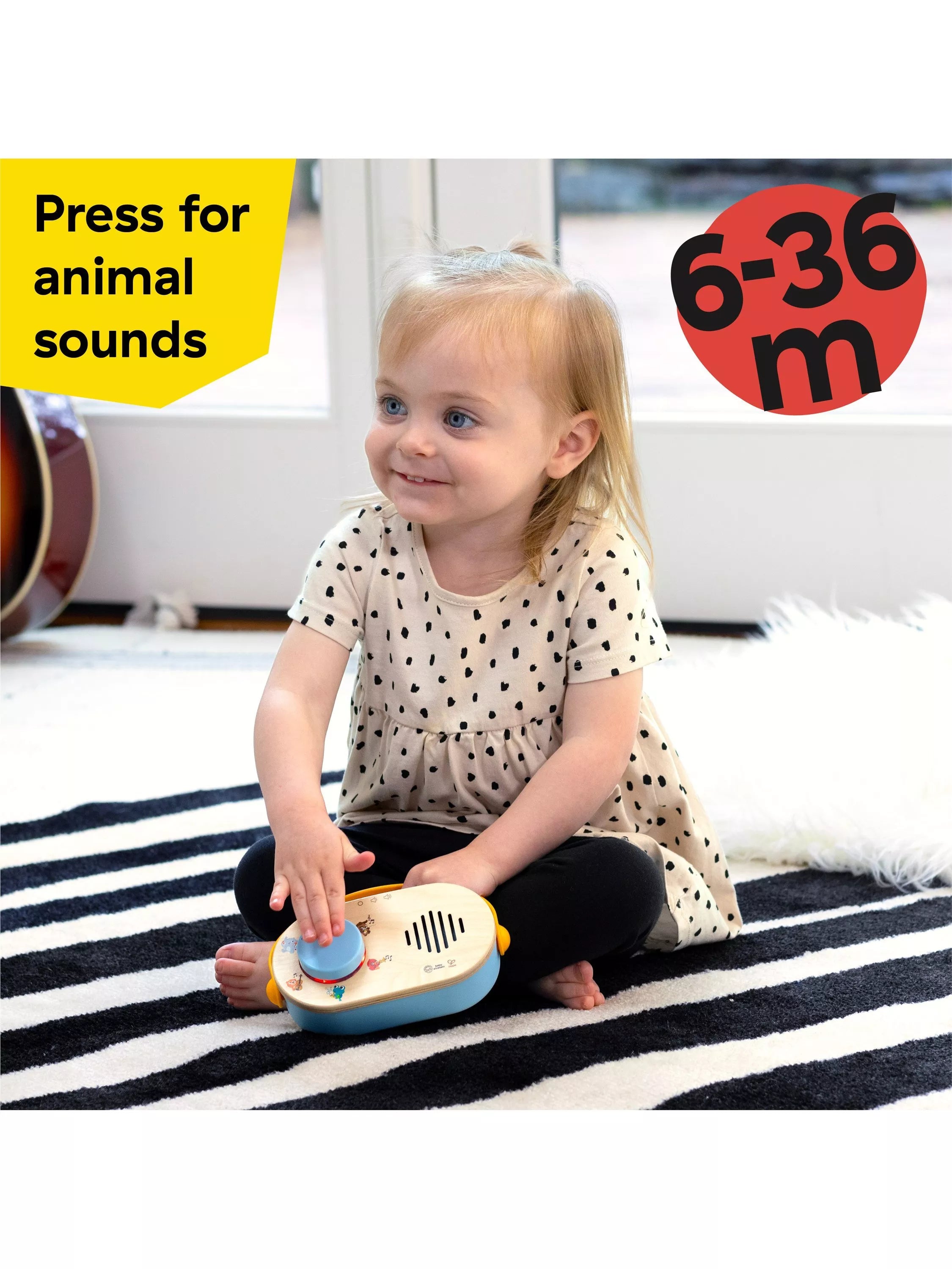 Baby Einstein + Hape discovery toy radio with 40+ sounds - British product
