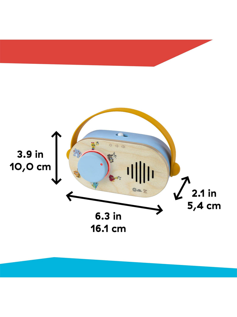 Baby Einstein + Hape discovery toy radio with 40+ sounds - British product