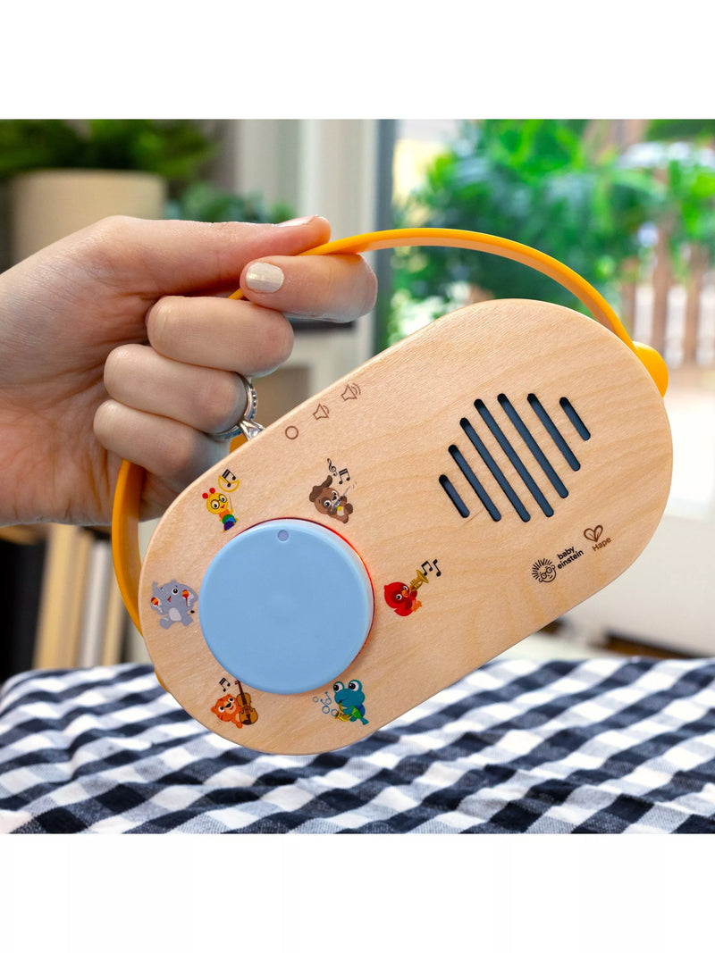 Baby Einstein + Hape discovery toy radio with 40+ sounds - British product