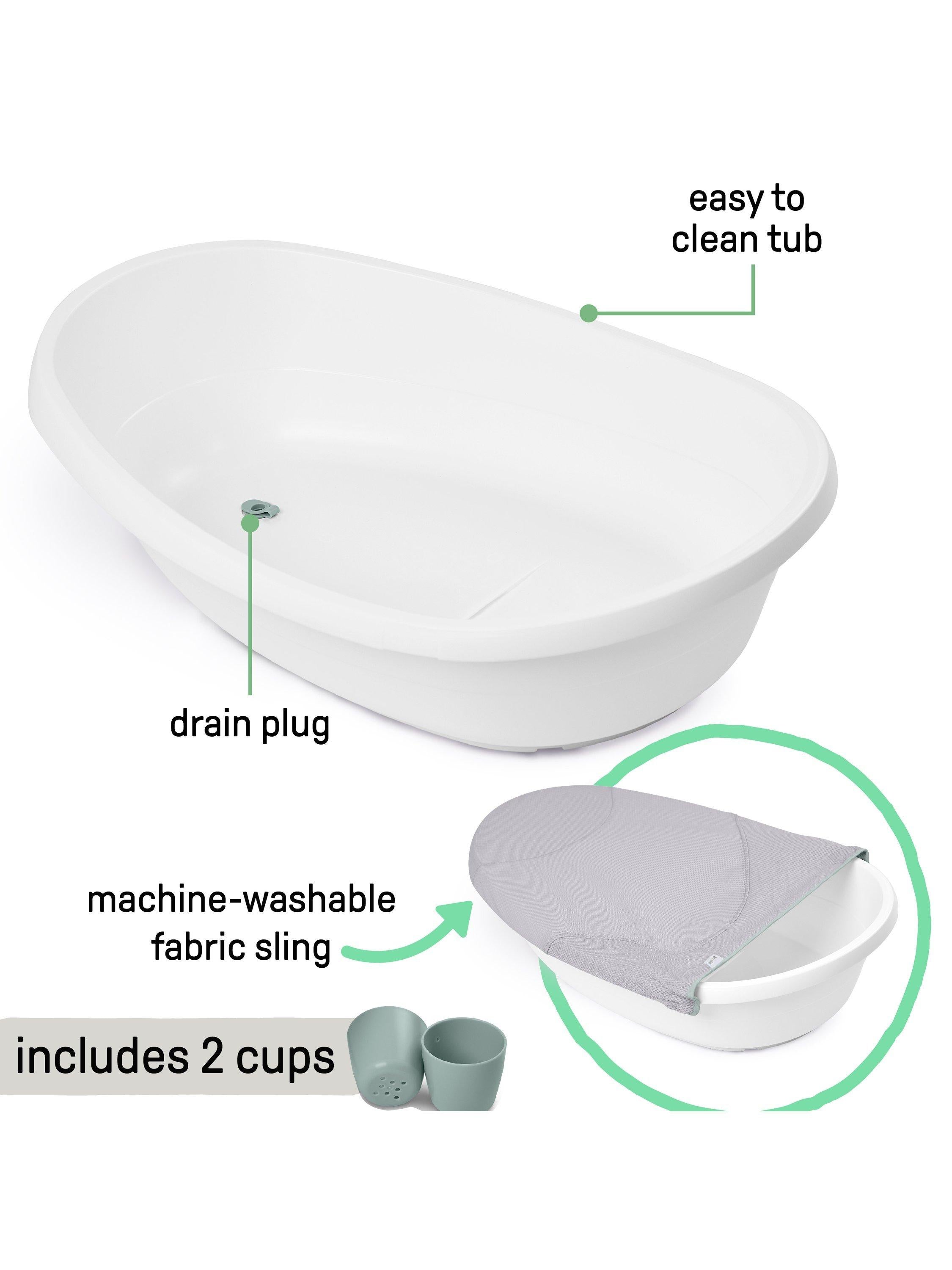 Ingenuity 4-in-1 baby bath with sling and support, UK version