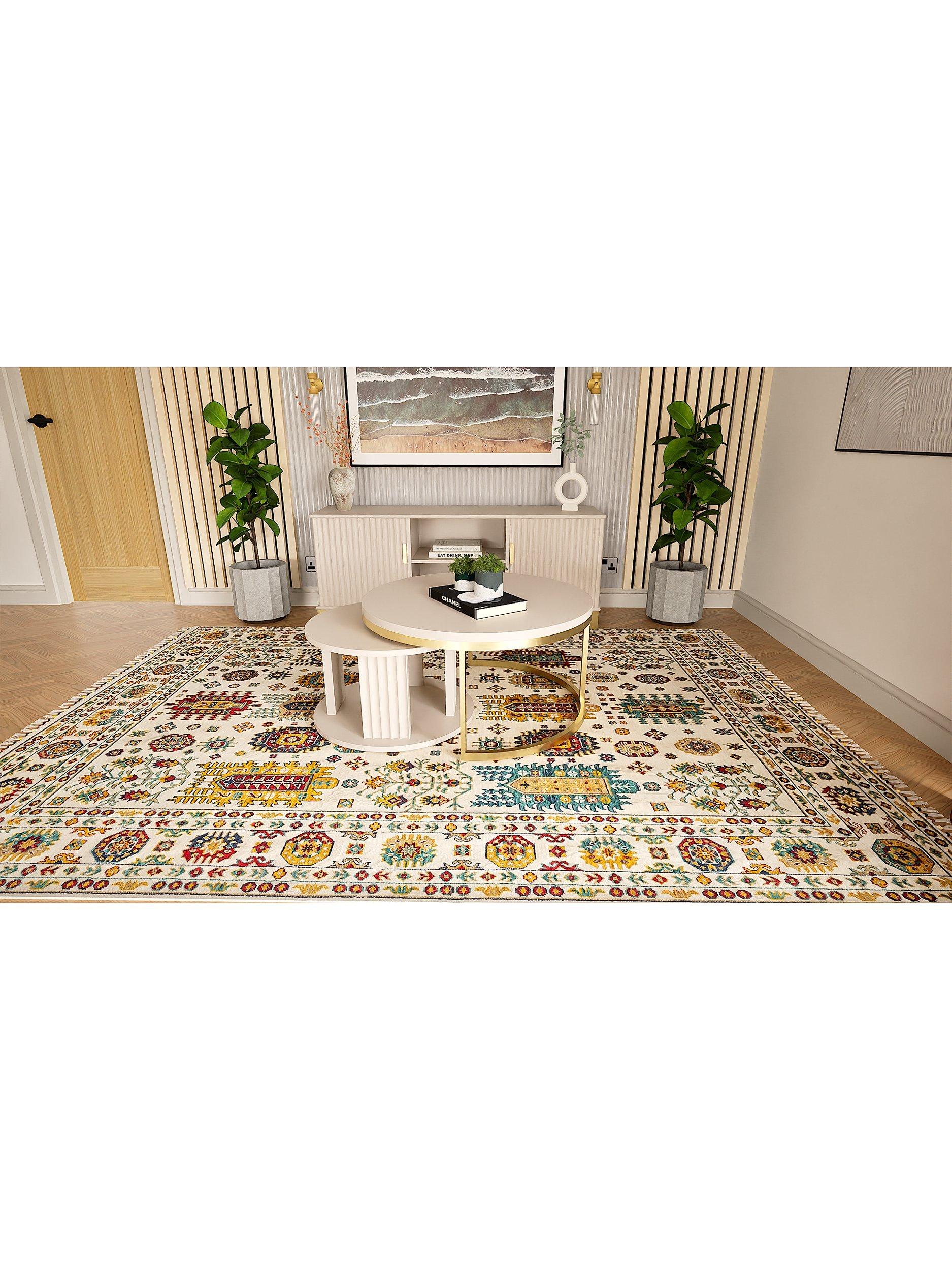 Gooch Luxury Malaki wool-rich rug 230x160cm (British brand)