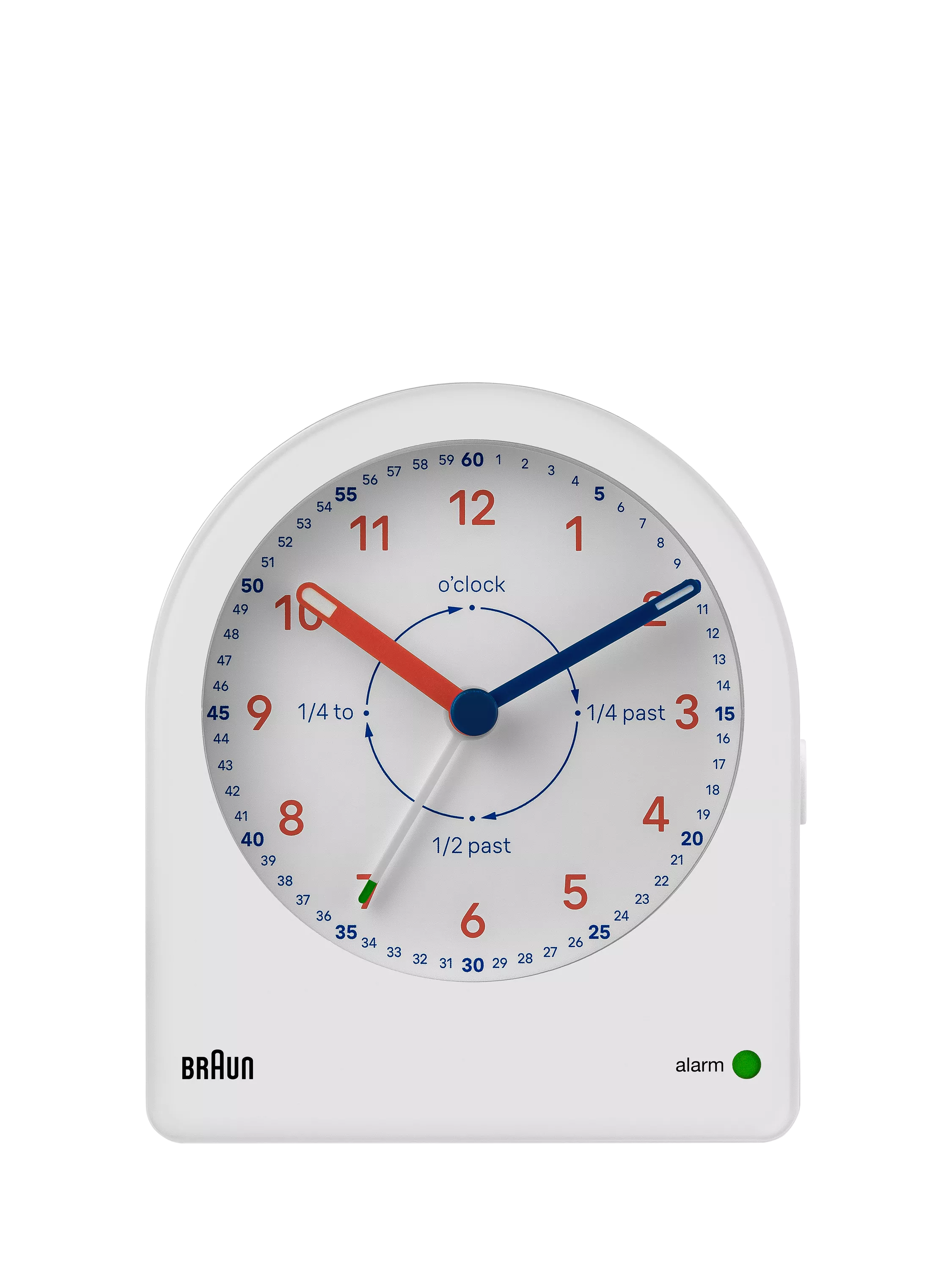Braun Kids BC22 time teacher alarm clock white, UK version