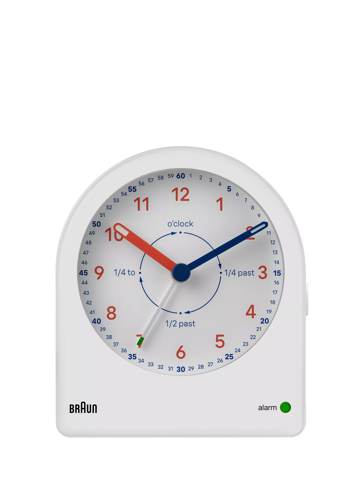 Braun Kids BC22 time teacher alarm clock white, UK version