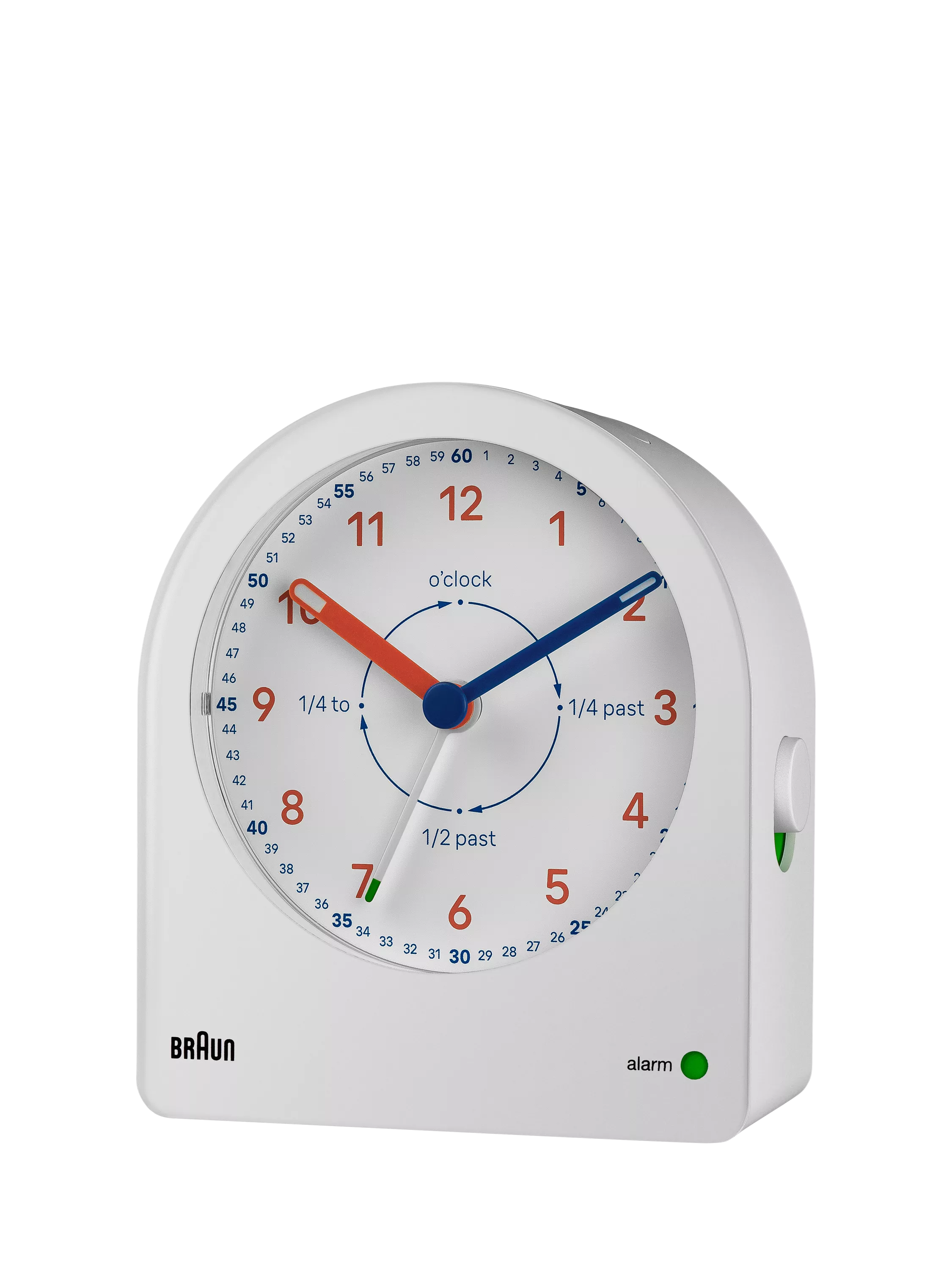 Braun Kids BC22 time teacher alarm clock white, UK version
