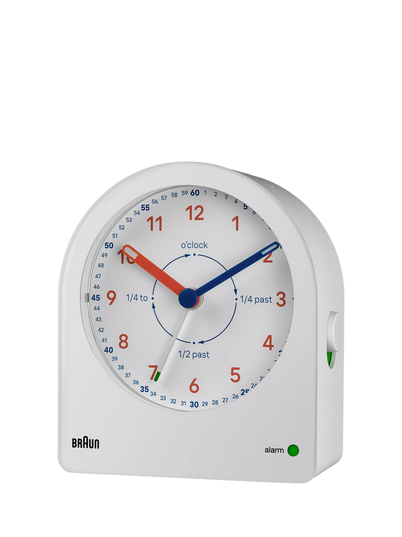 Braun Kids BC22 time teacher alarm clock white, UK version