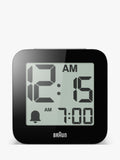 Braun BC25 white digital speaking alarm clock, UK version