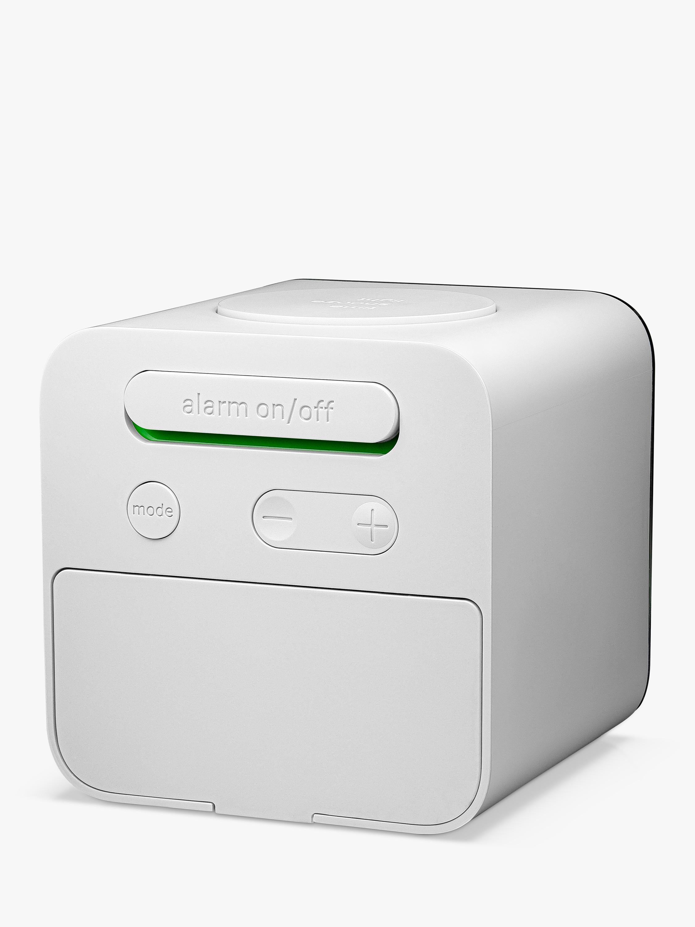 Braun BC25 white digital speaking alarm clock, UK version