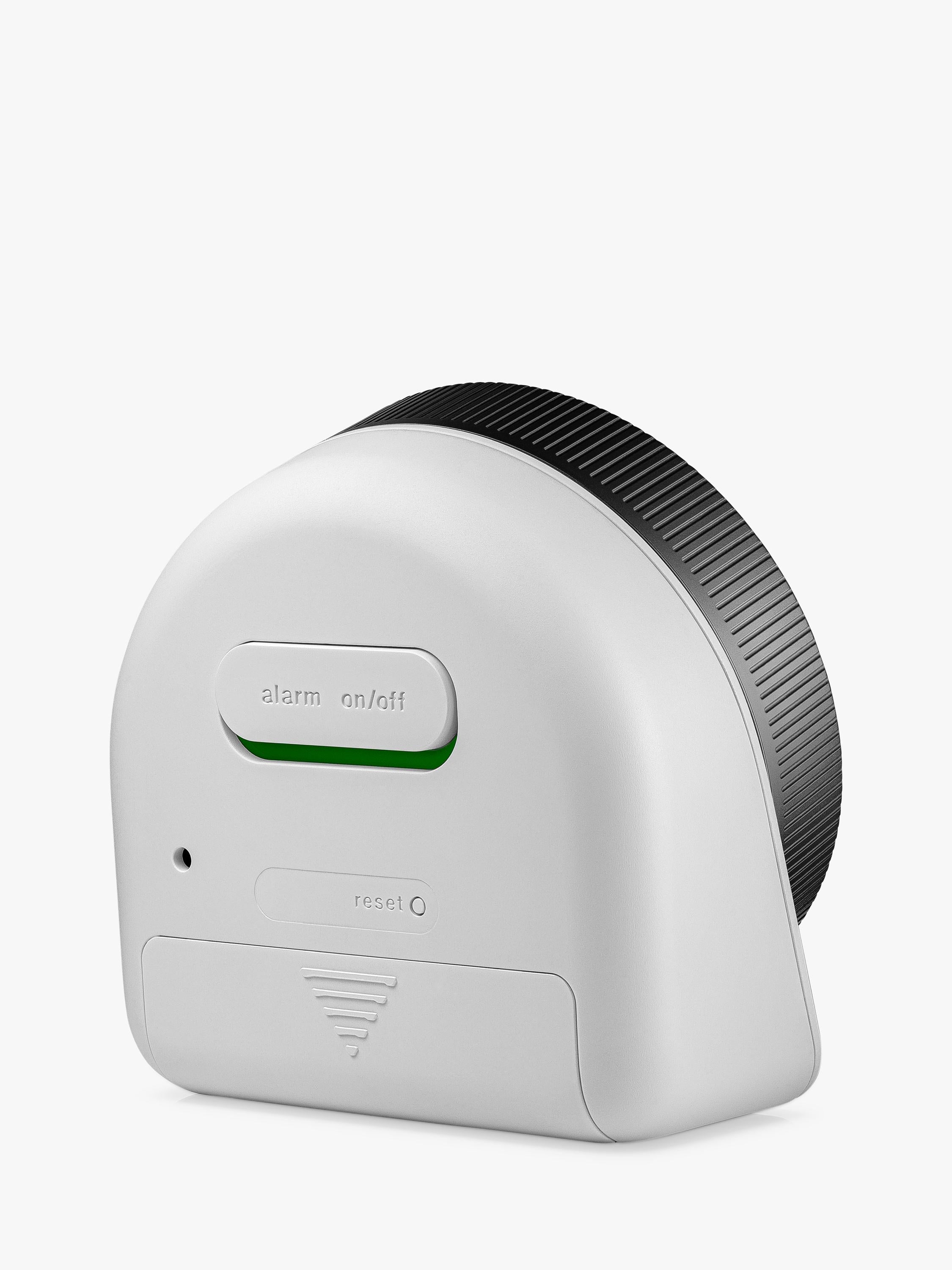 Braun BC24 digital alarm clock white (British brand)