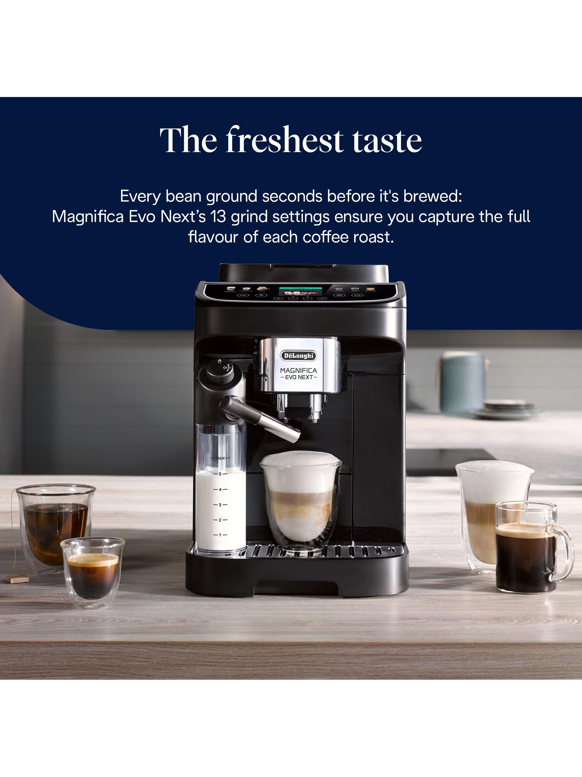 De'Longhi Magnifica Evo Next bean to cup coffee machine black, imported from the UK