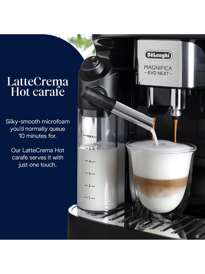 De'Longhi Magnifica Evo Next bean to cup coffee machine black, imported from the UK