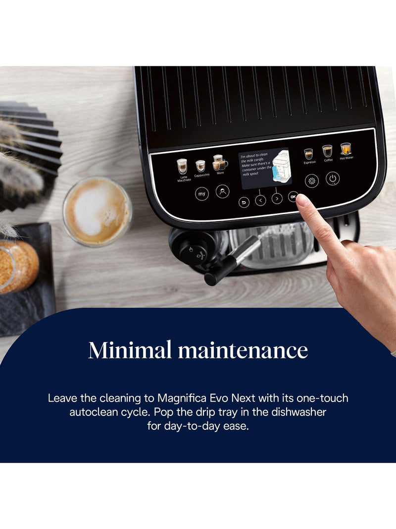 De'Longhi Magnifica Evo Next bean to cup coffee machine black, imported from the UK