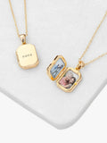 Treat Republic personalised gold photo locket necklace - British product