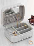 Treat Republic personalised silver travel jewellery case, imported from the UK