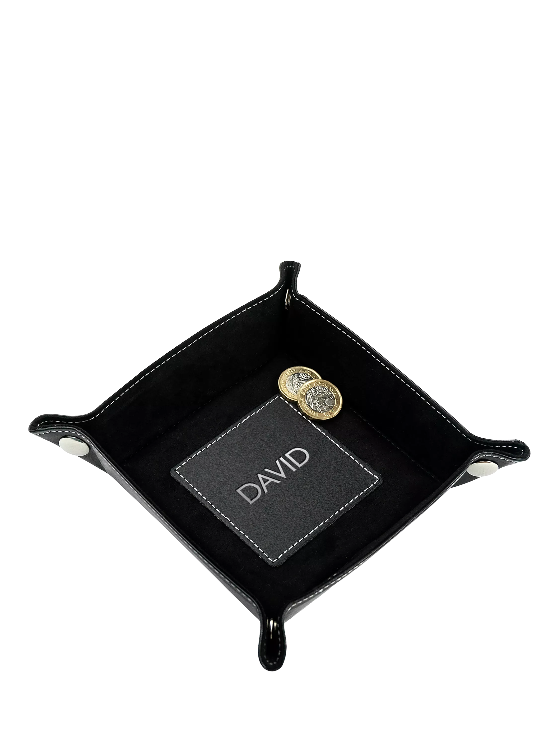 Treat Republic personalised valet tray with initials - British product