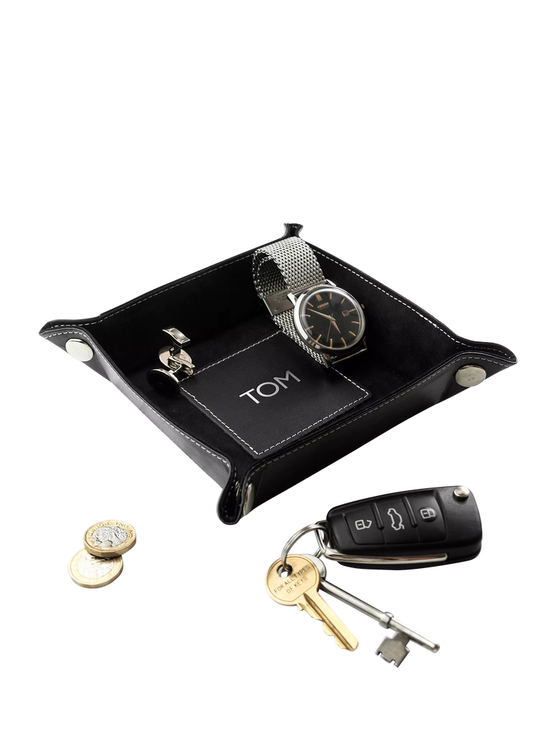 Treat Republic personalised valet tray with initials - British product