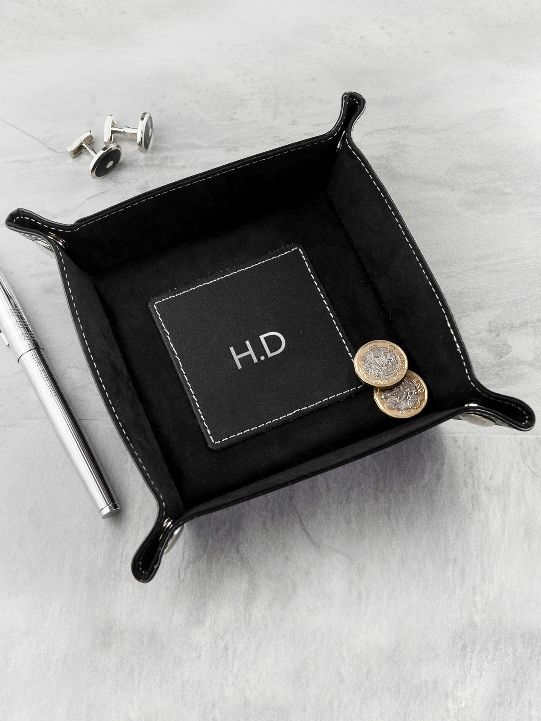 Treat Republic personalised valet tray with initials - British product