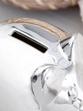 Treat Republic personalised silver plated piggy bank - British product