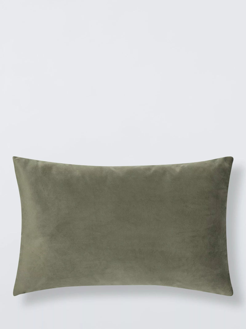 John Lewis Rectangular Velvet Scatter Cushion 35x55cm