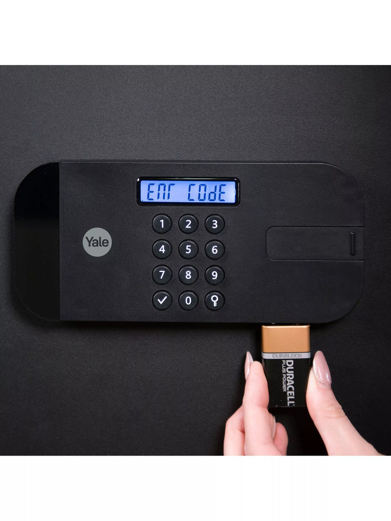 Yale maximum protection motorised fingerprint safe 350x300x250mm, UK version
