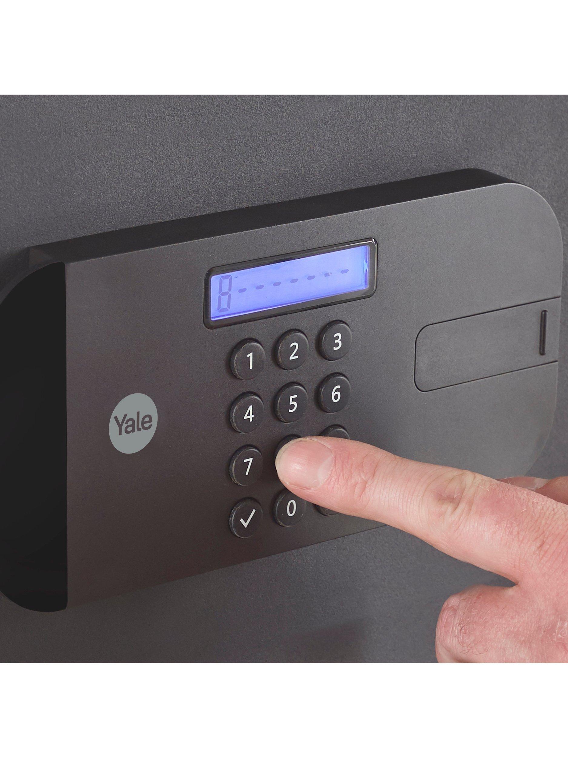 Yale motorised fingerprint safe for office, UK version