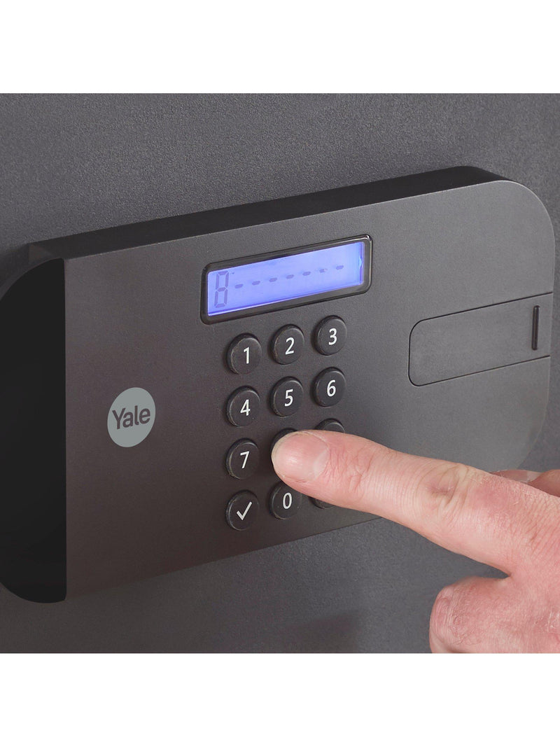 Yale motorised fingerprint safe for office, UK version