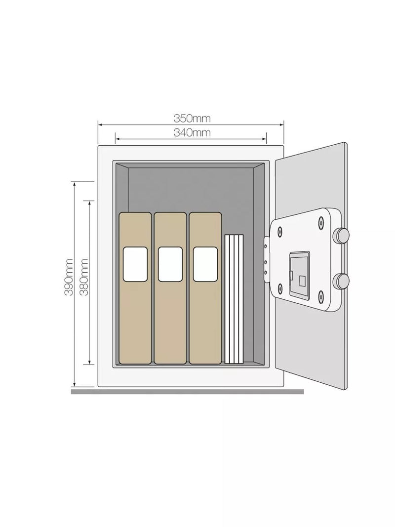 Yale Value Home Safe large steel construction (British brand)