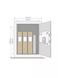 Yale Value Home Safe large steel construction (British brand)
