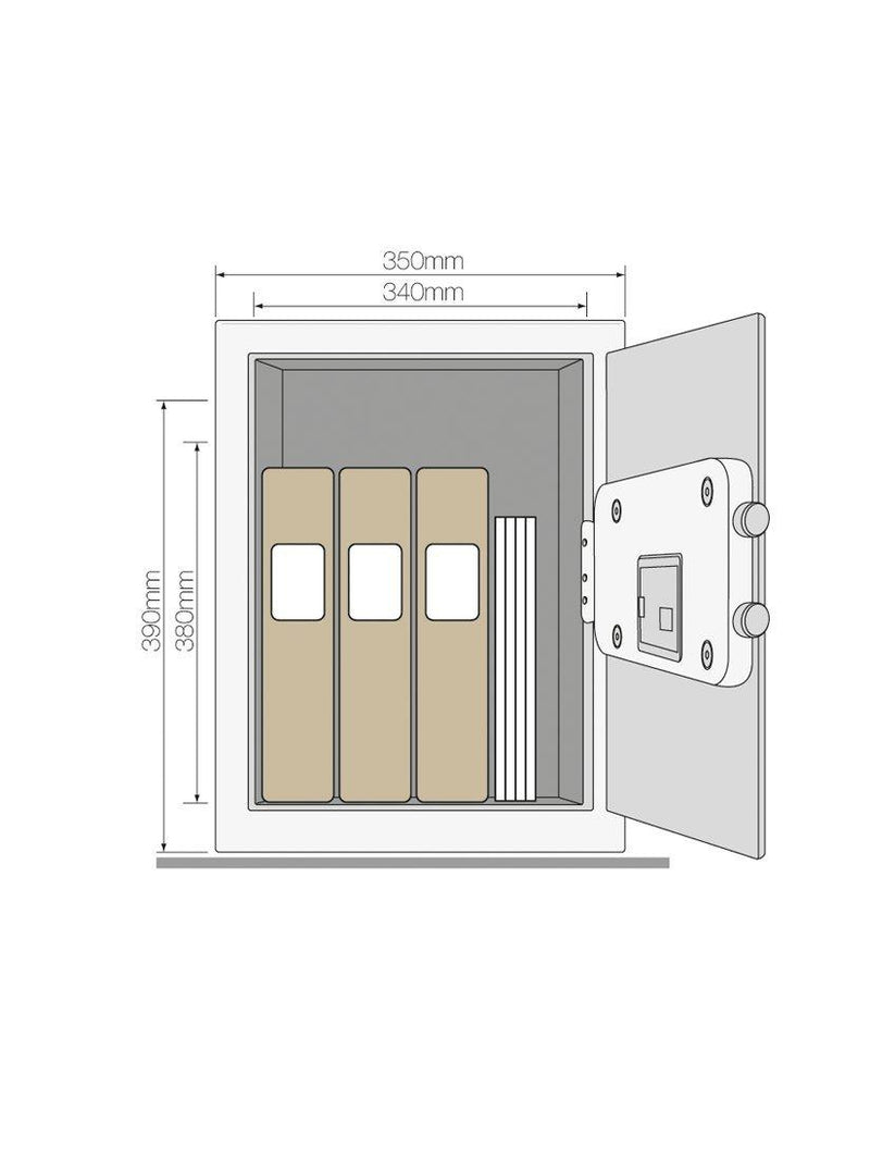Yale Value Home Safe large steel construction (British brand)
