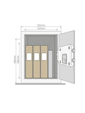 Yale Value Home Safe large steel construction (British brand)