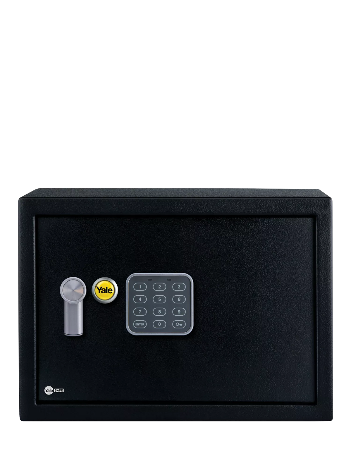 Yale Value Home Safe small black programmable PIN safe - British product