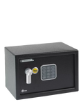 Yale Value Home Safe small black programmable PIN safe - British product