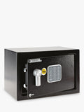 Yale Value Home Safe small black programmable PIN safe - British product