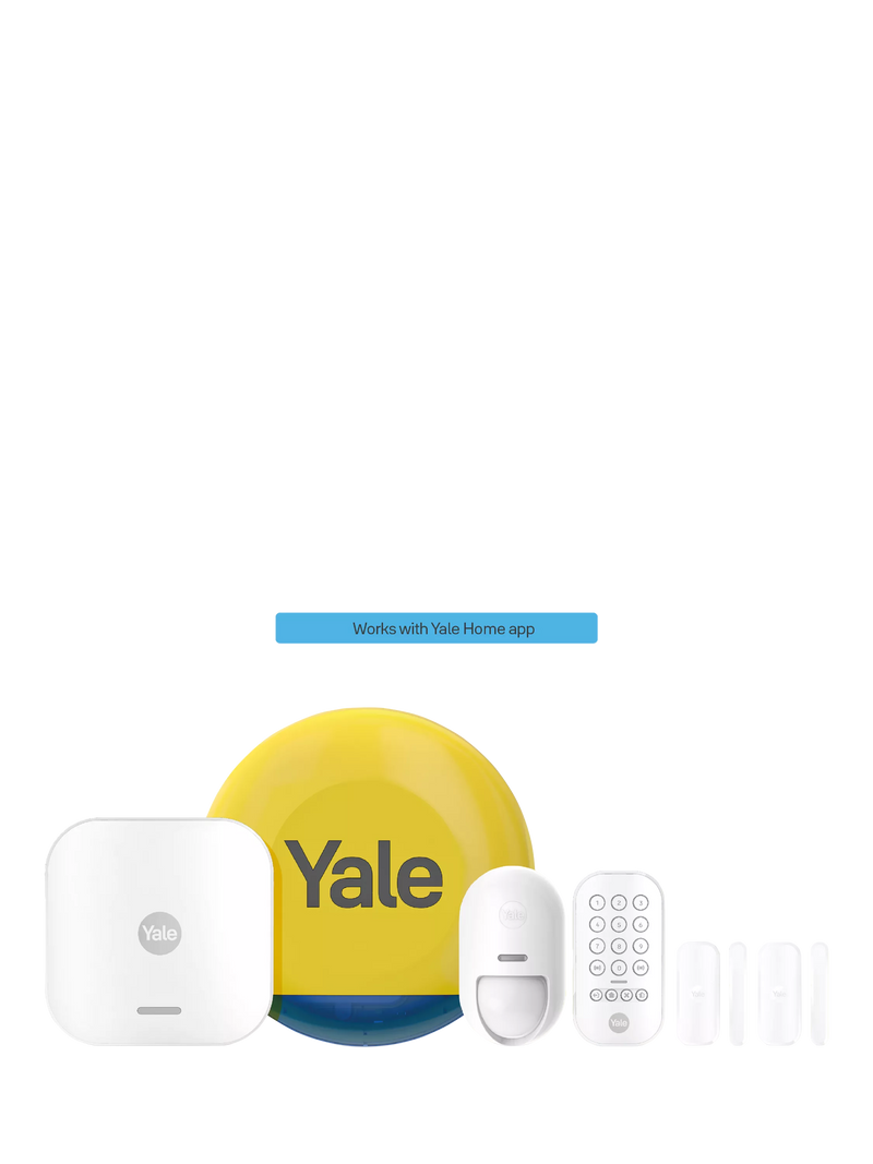 Yale smart home alarm starter kit (British brand)