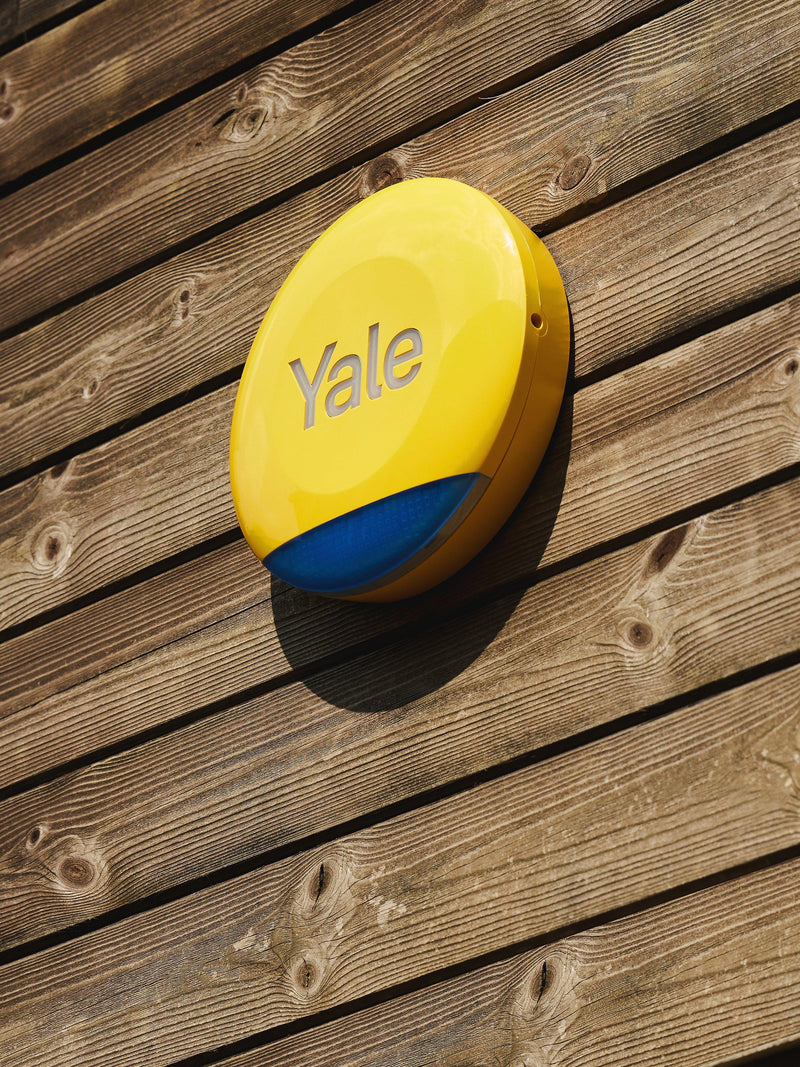Yale outdoor alarm siren yellow, UK version