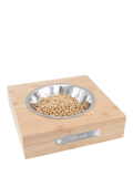 Treat Republic personalised bamboo dog bowl H27.1cm, imported from the UK
