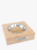 Treat Republic personalised bamboo dog bowl H27.1cm, imported from the UK