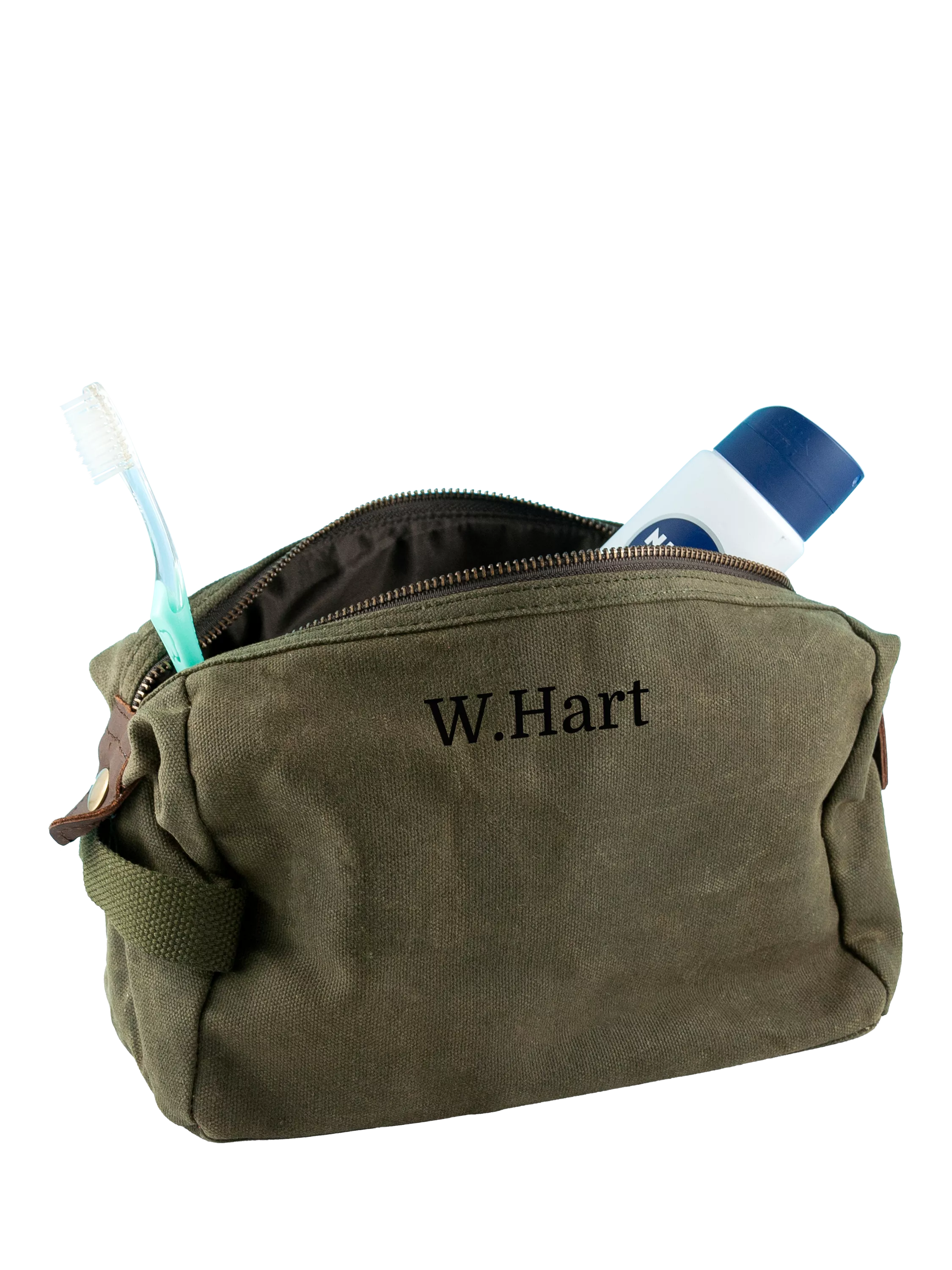 Treat Republic personalised waxed wash bag, UK version