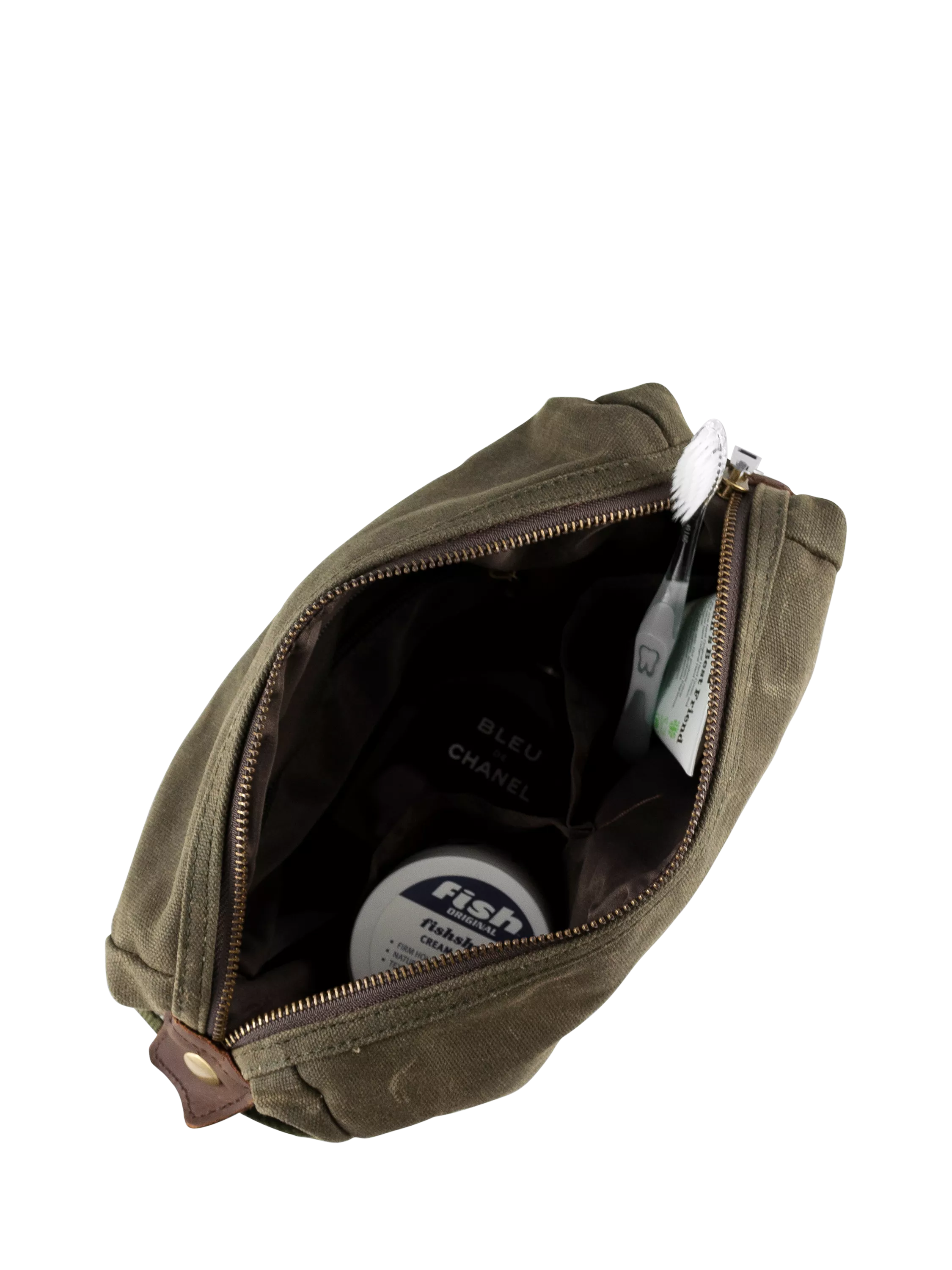 Treat Republic personalised waxed wash bag, UK version